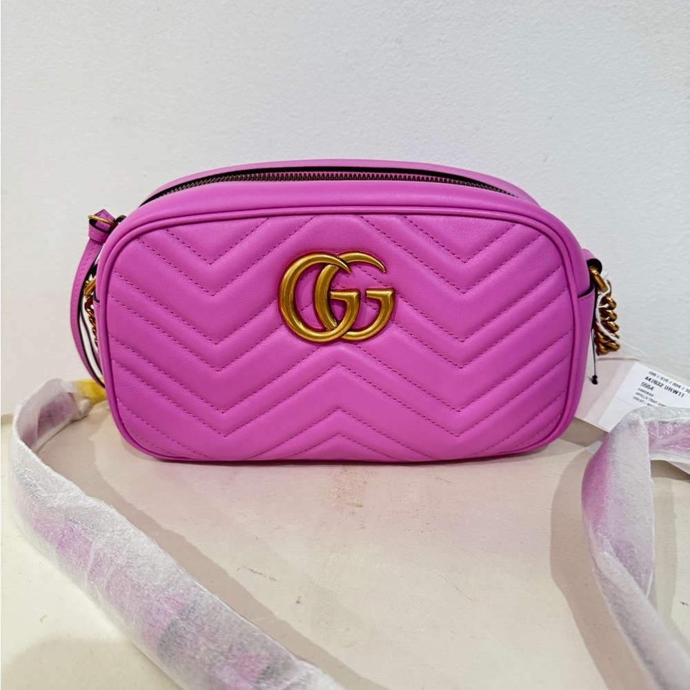 Gucci GG Marmont Purple Crossbody NEW